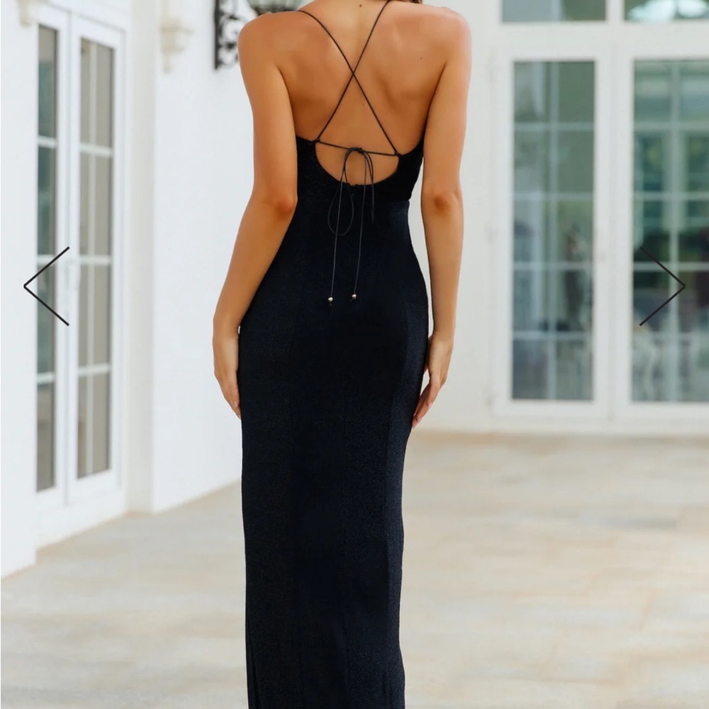 Hello Molly black dress, wedding guest dress, prom dress, formal event dress